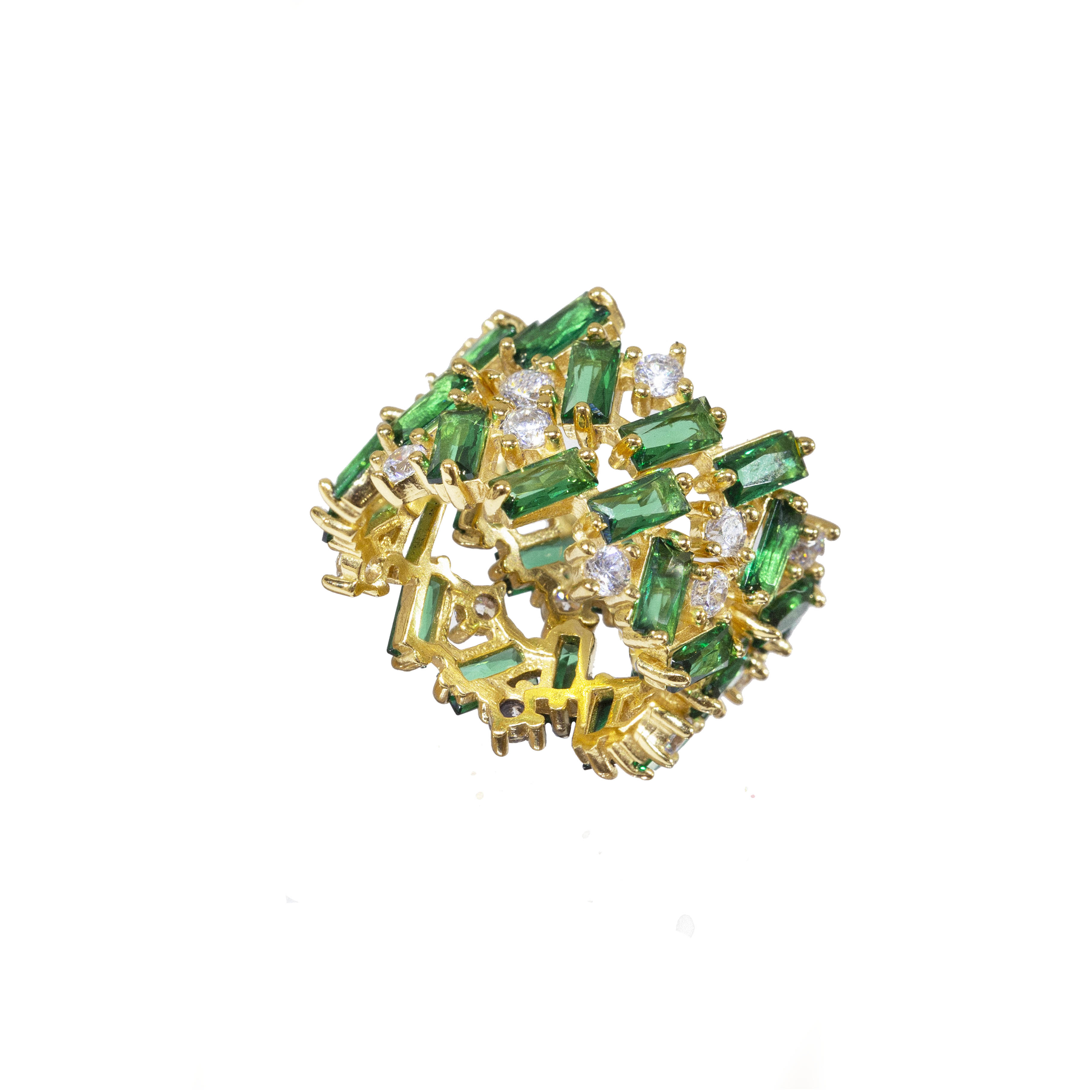 Anillo Tanit verde