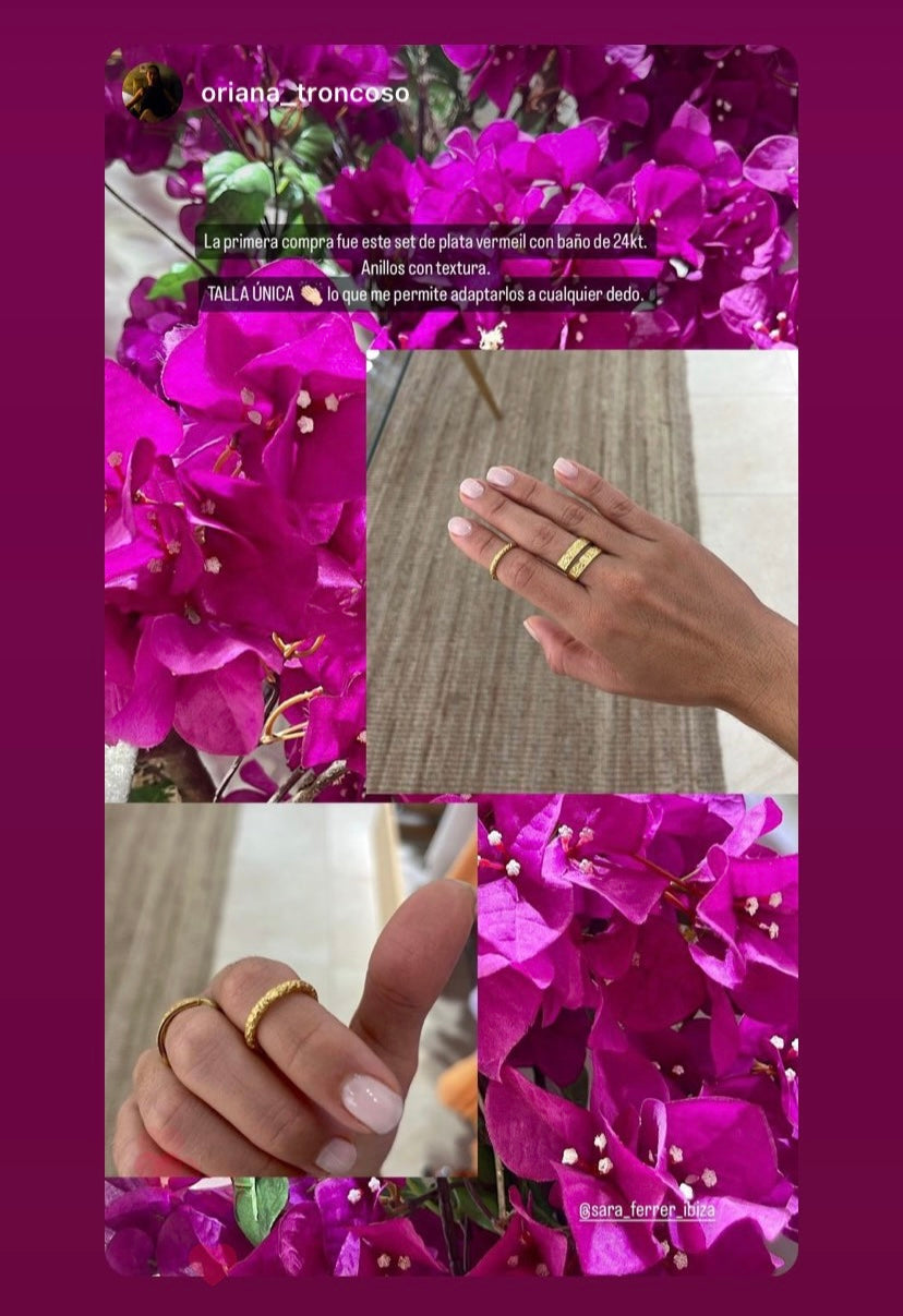 Anillo Tramuntana doble