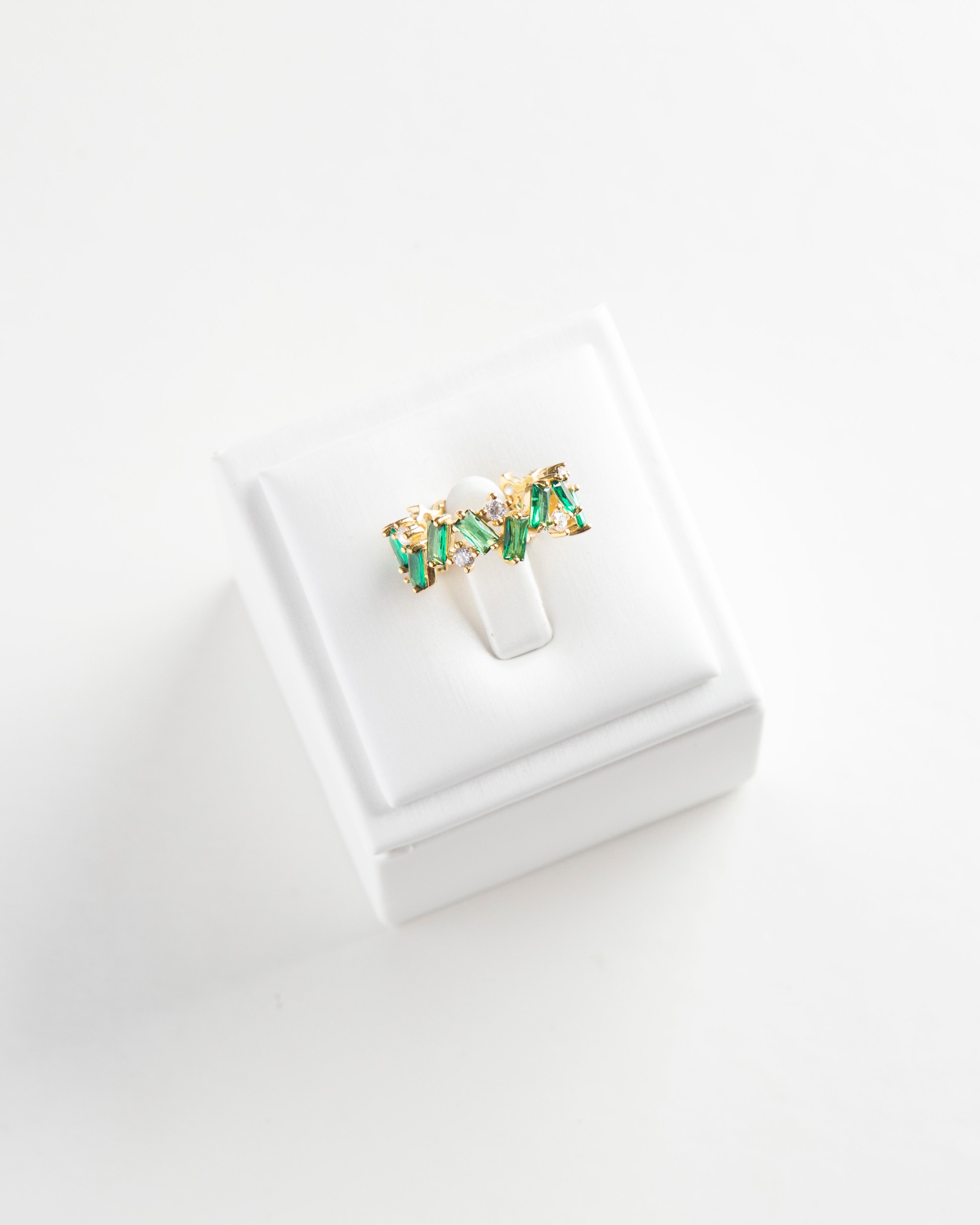 Anillo Tanit verde