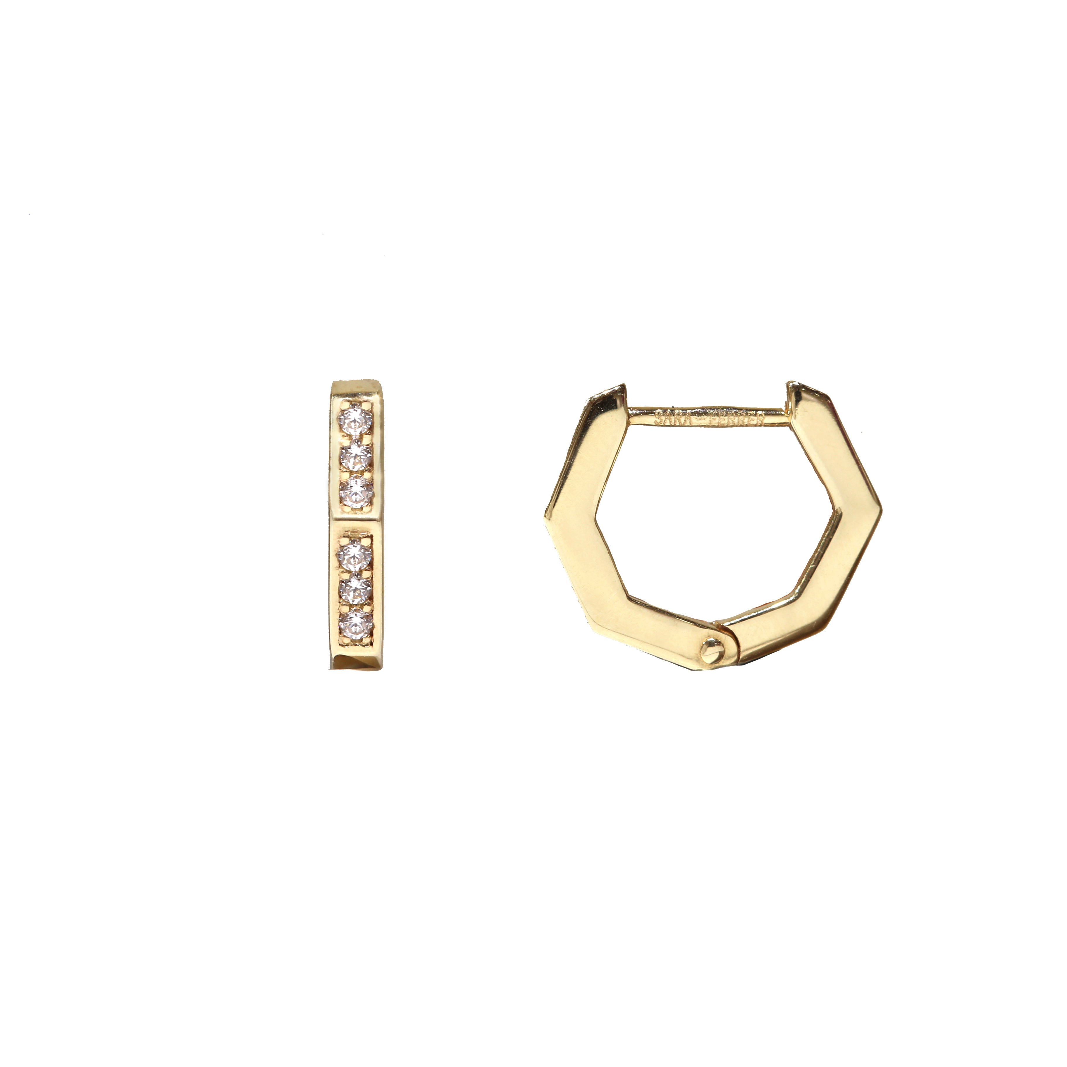 Pendientes Fonoll blanco
