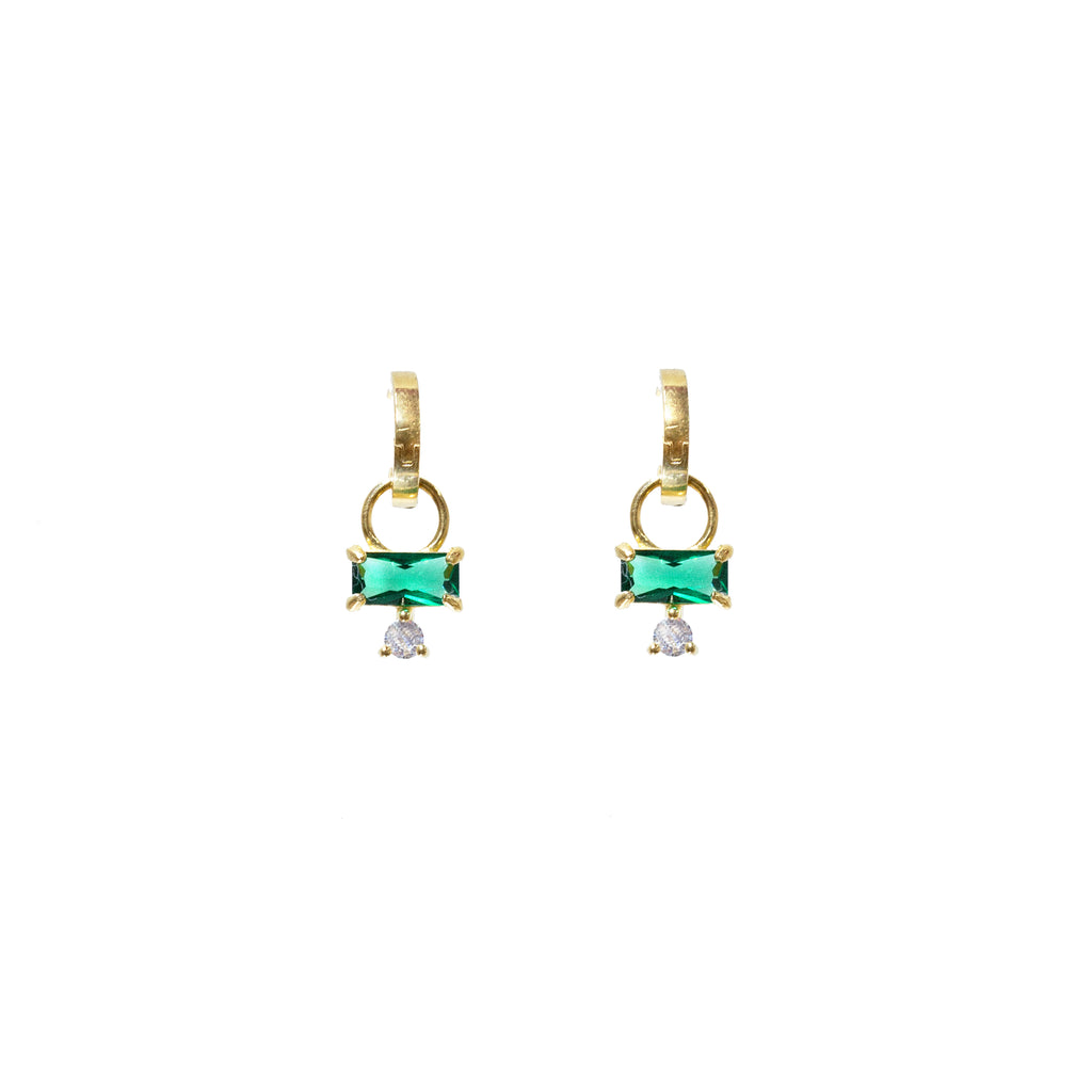Pendientes Bes verde