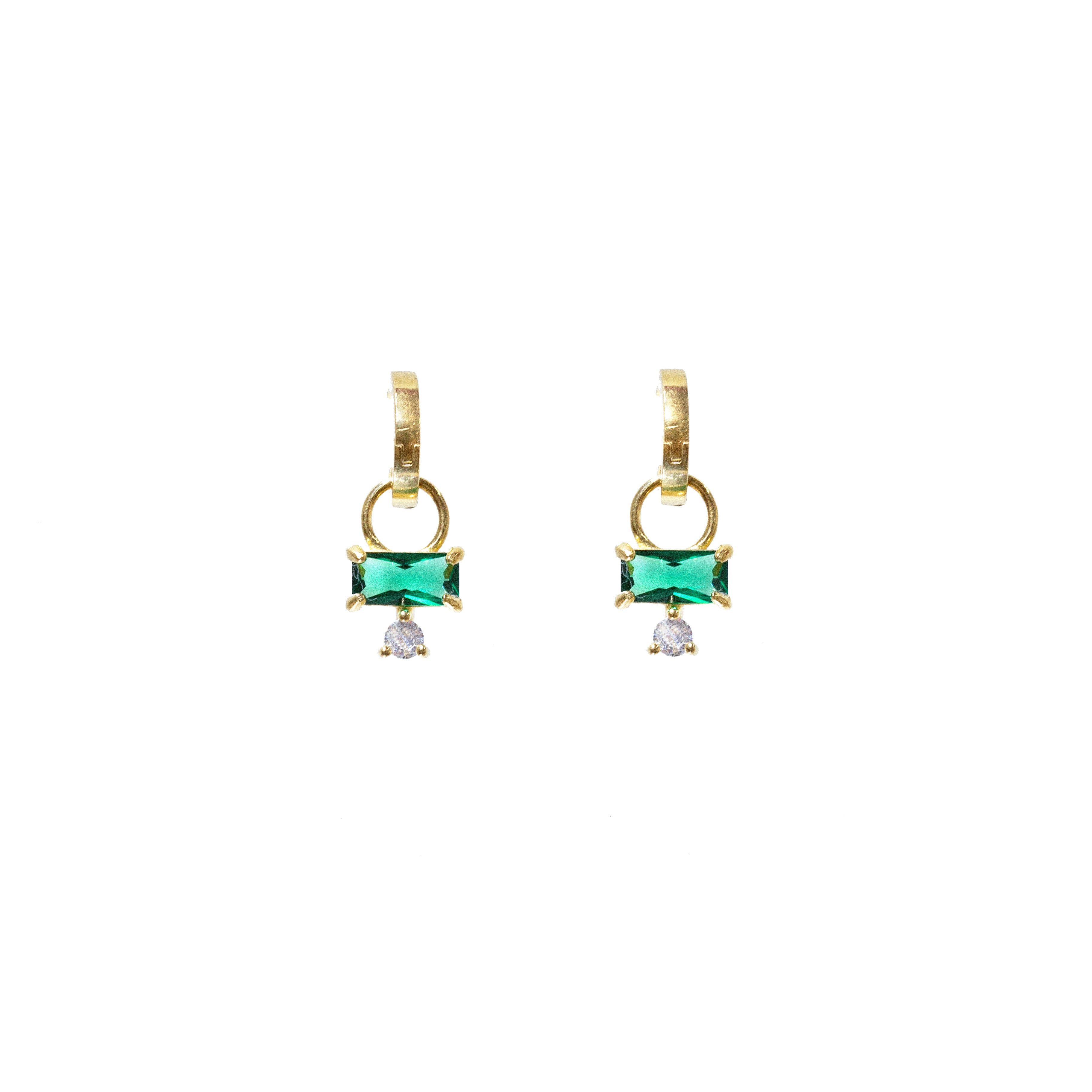 Pendientes Bes verde
