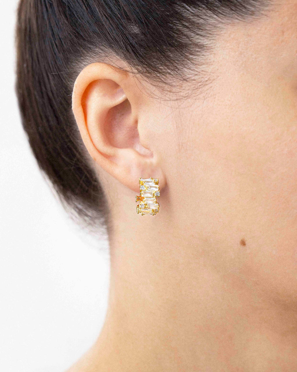 Pendientes Aura blanco