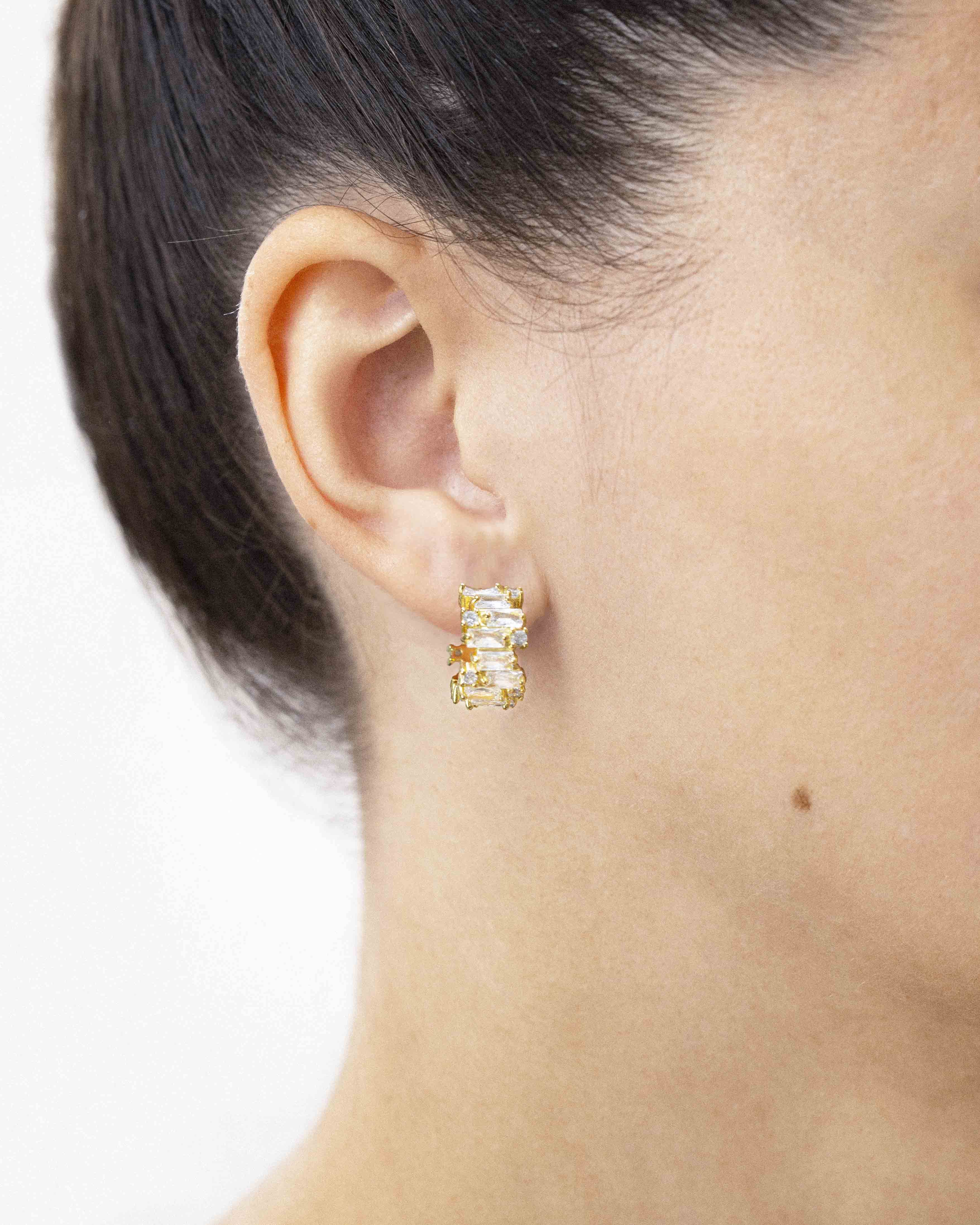 Pendientes Aura blanco