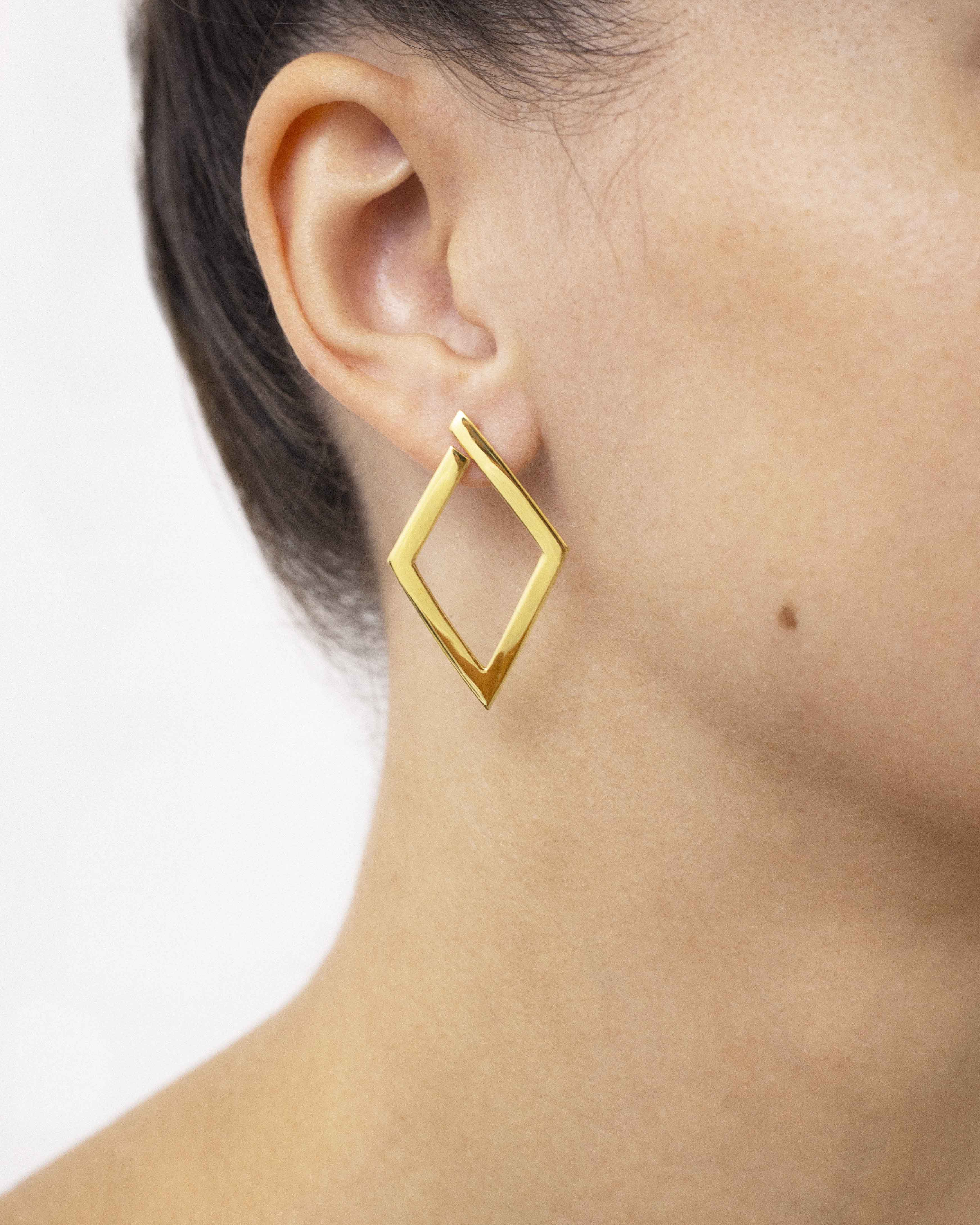 Pendientes Gaia brillo