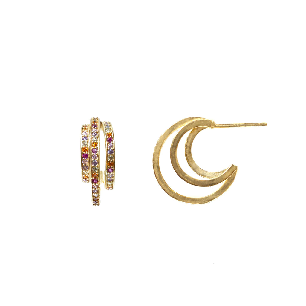 Pendientes Nereida multicolor