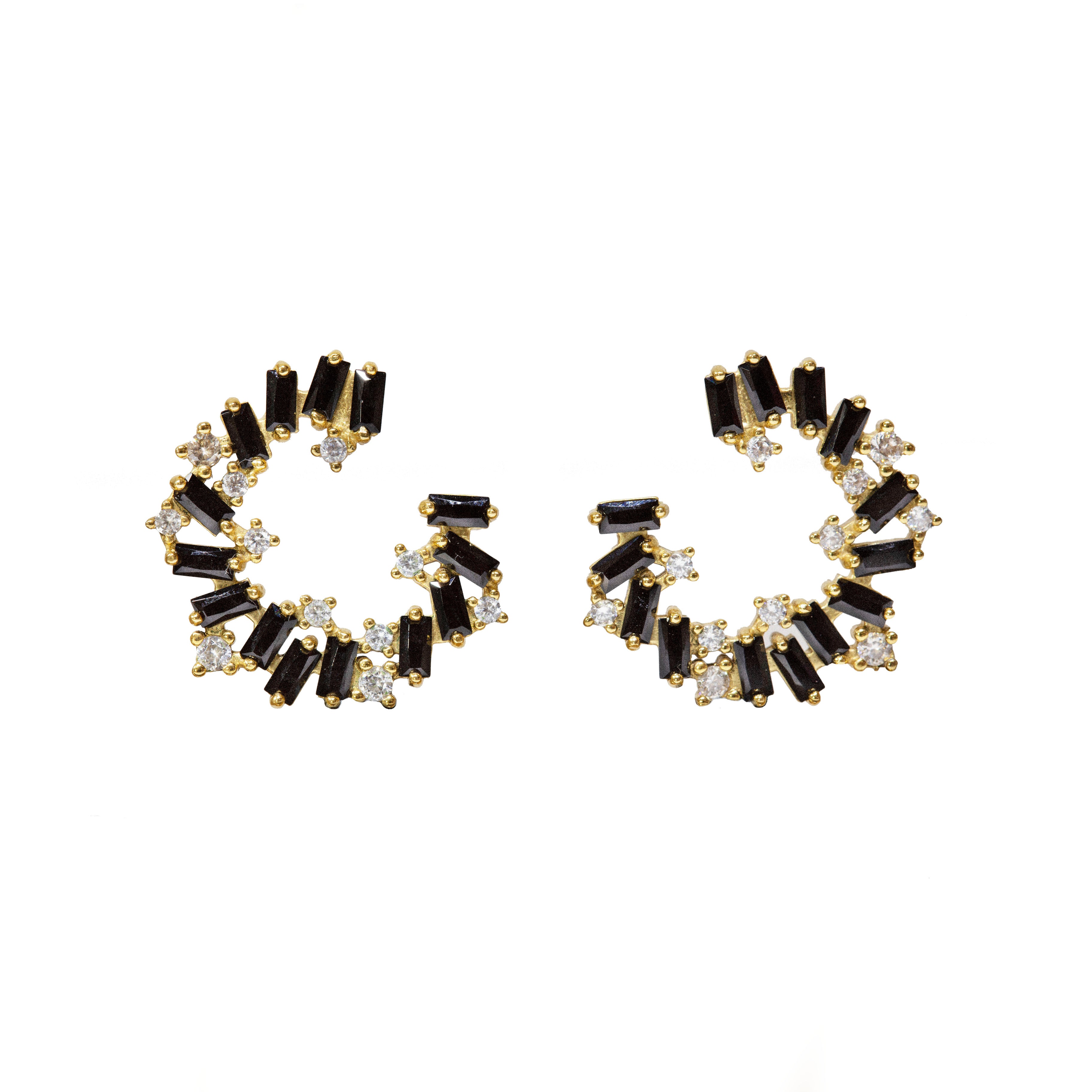 Pendientes Tanit Negro