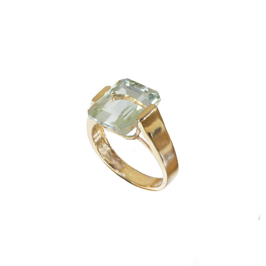 Cala d'hort green amethyst ring