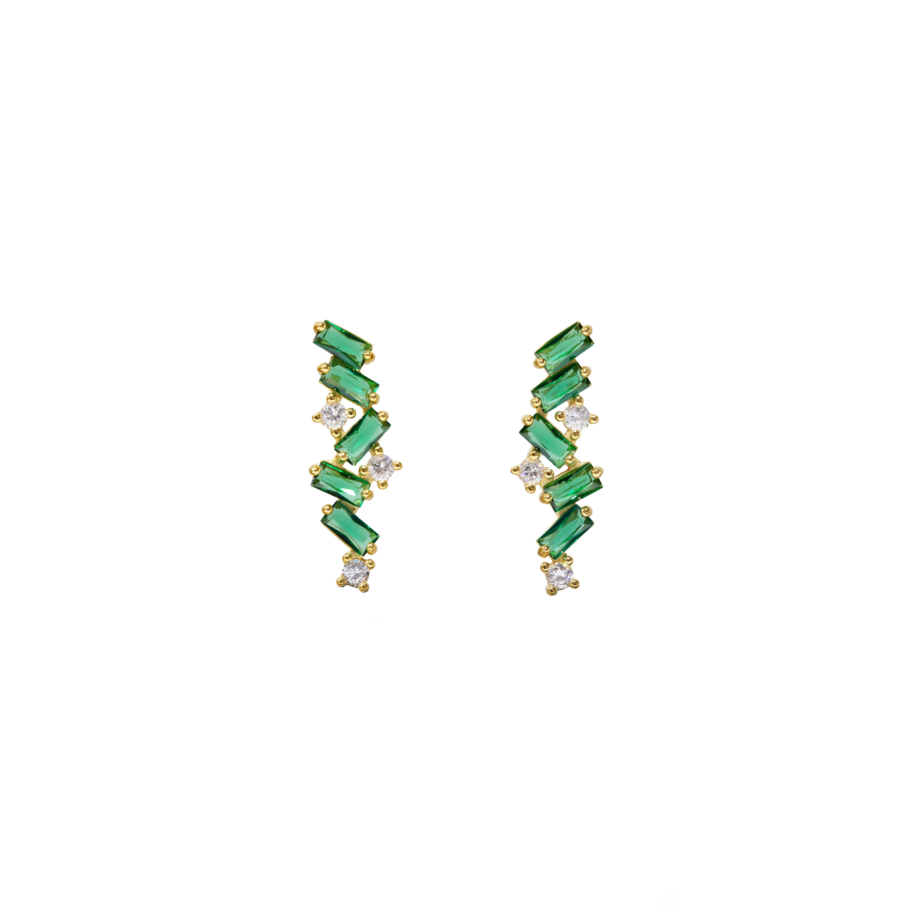 Pendientes Tagomago tiny verde