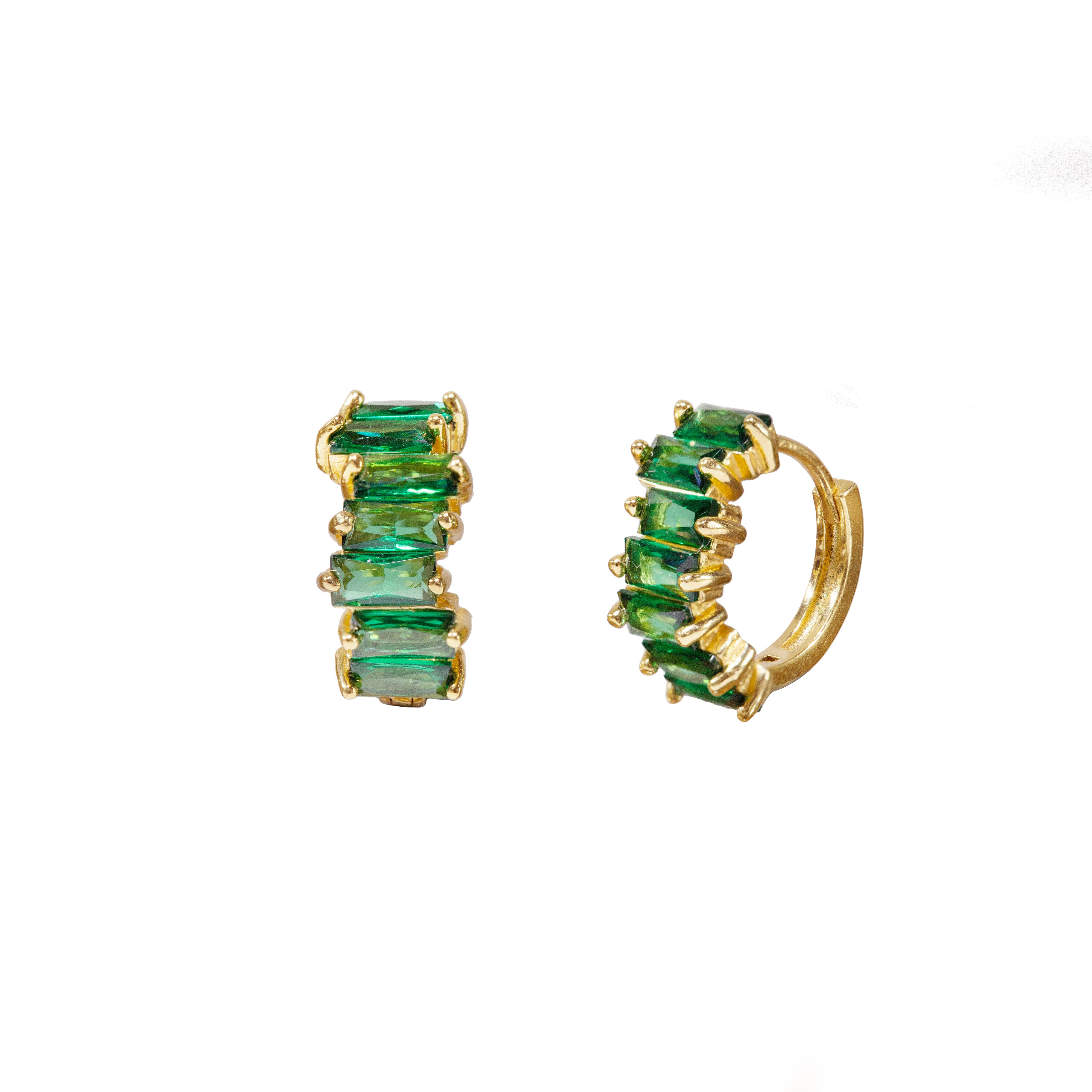 Pendientes Ses Roques verde