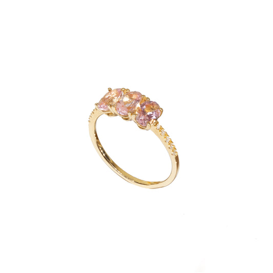 Morganite horse ring