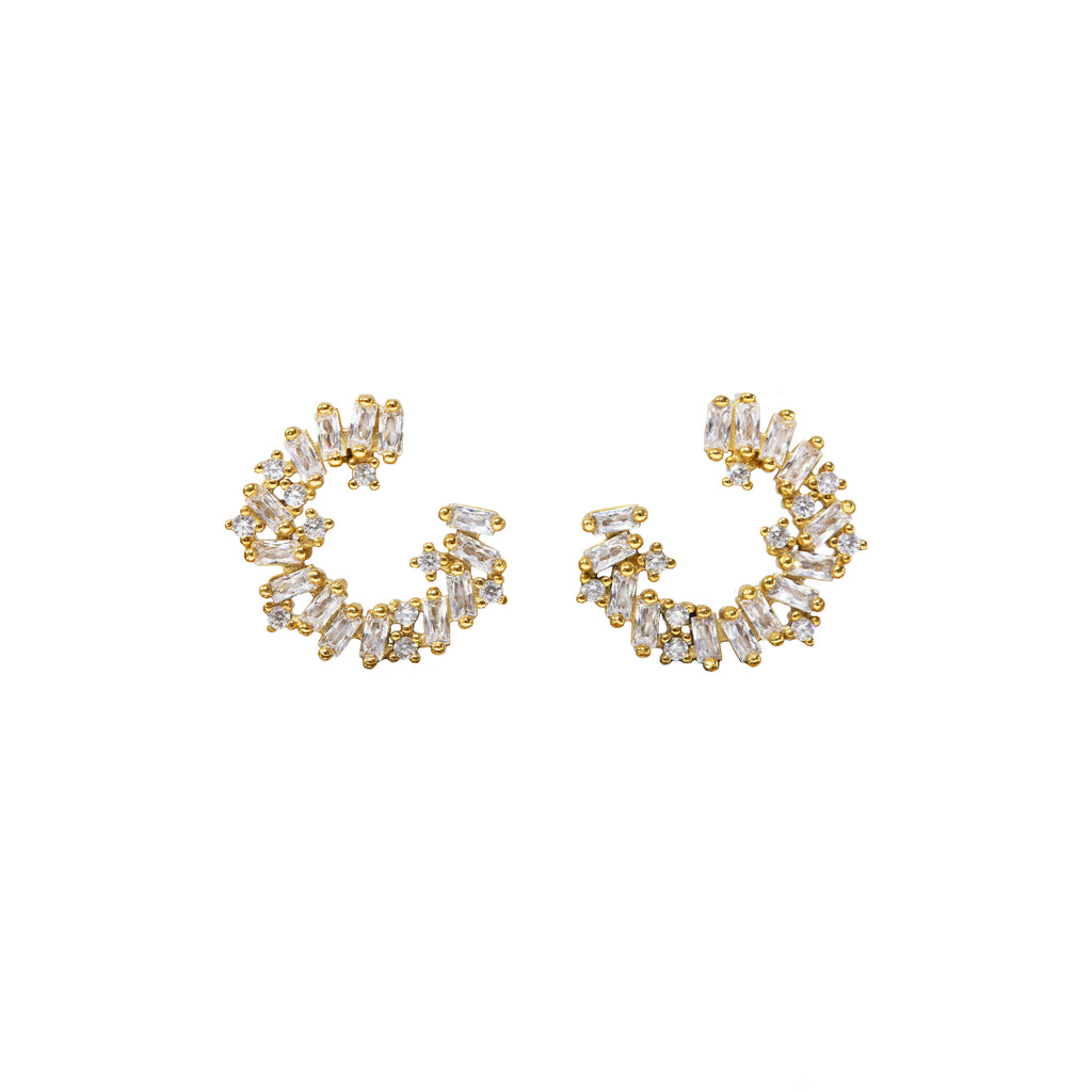 Pendientes Tanit Blanco Medianos