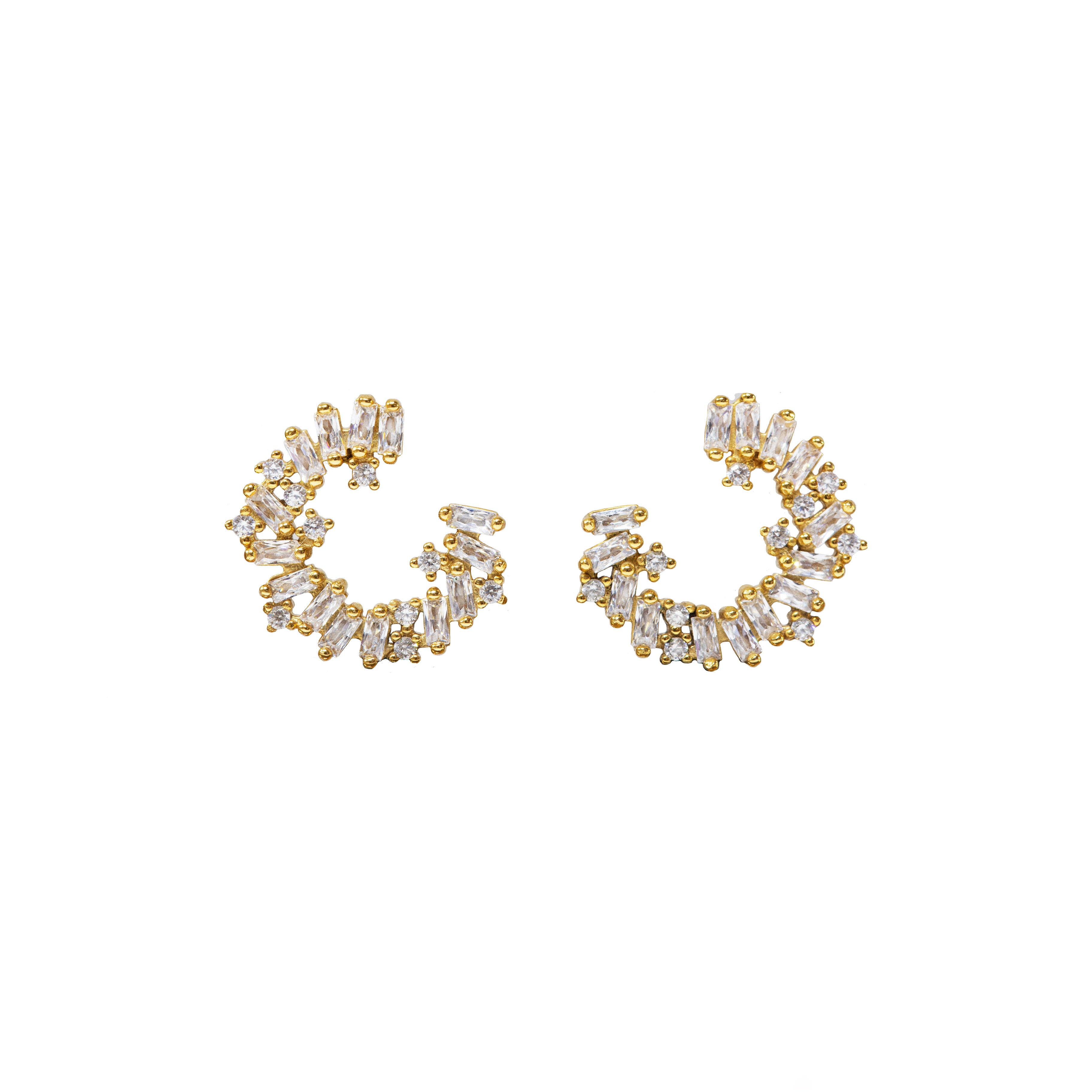Pendientes Tanit Blanco Medianos