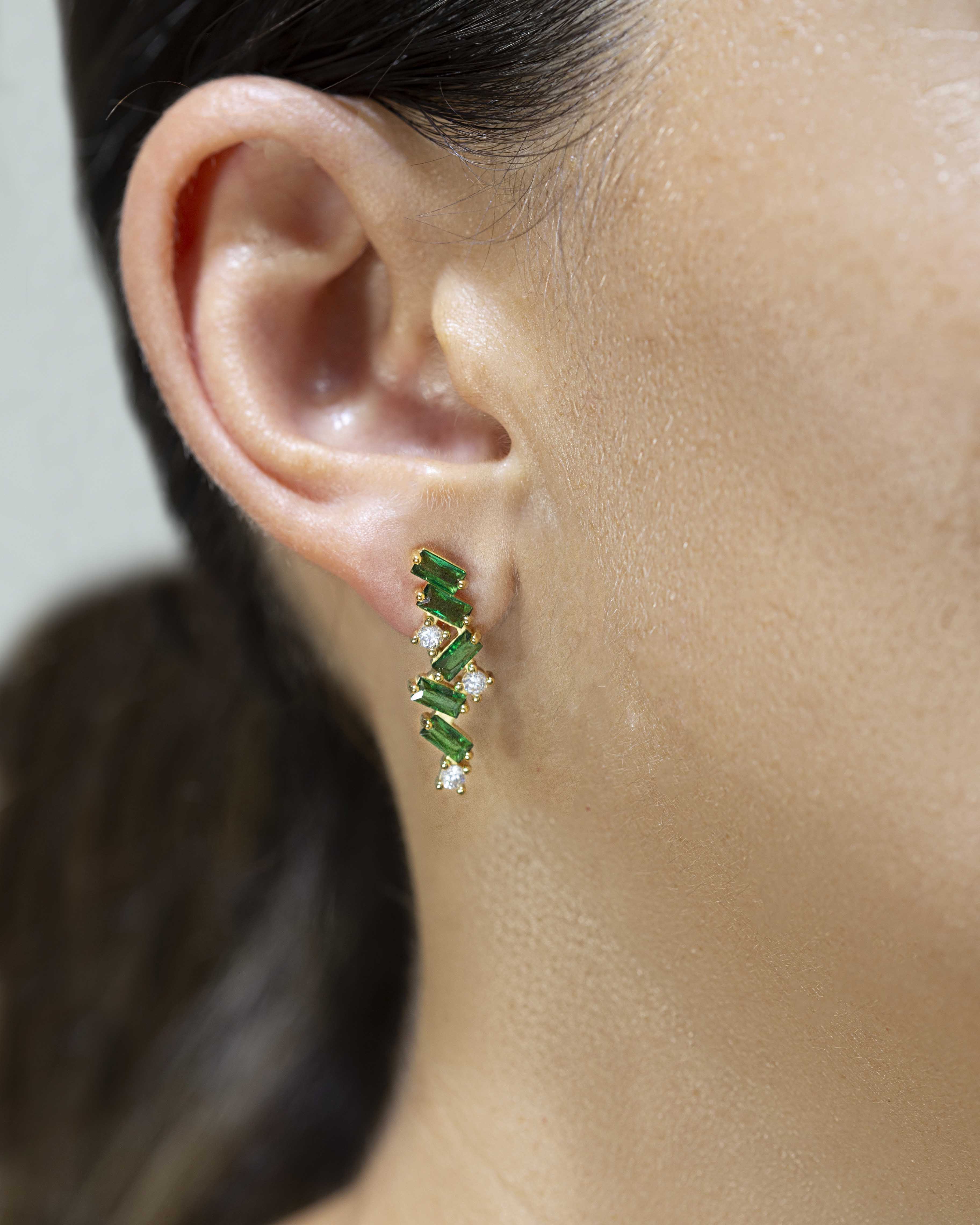 Pendientes Tagomago tiny verde
