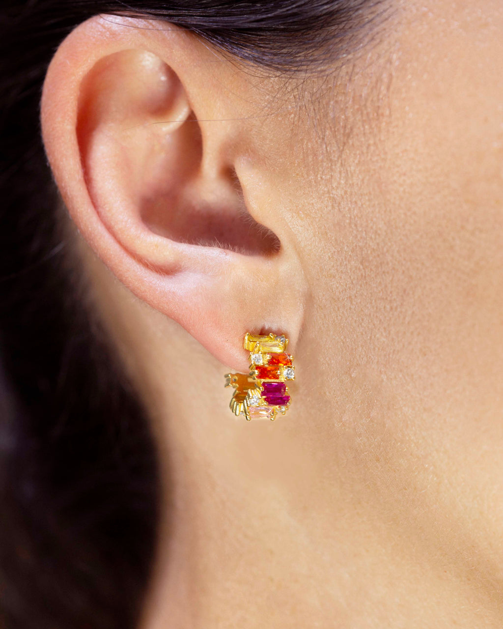 Pendientes Aura multicolor