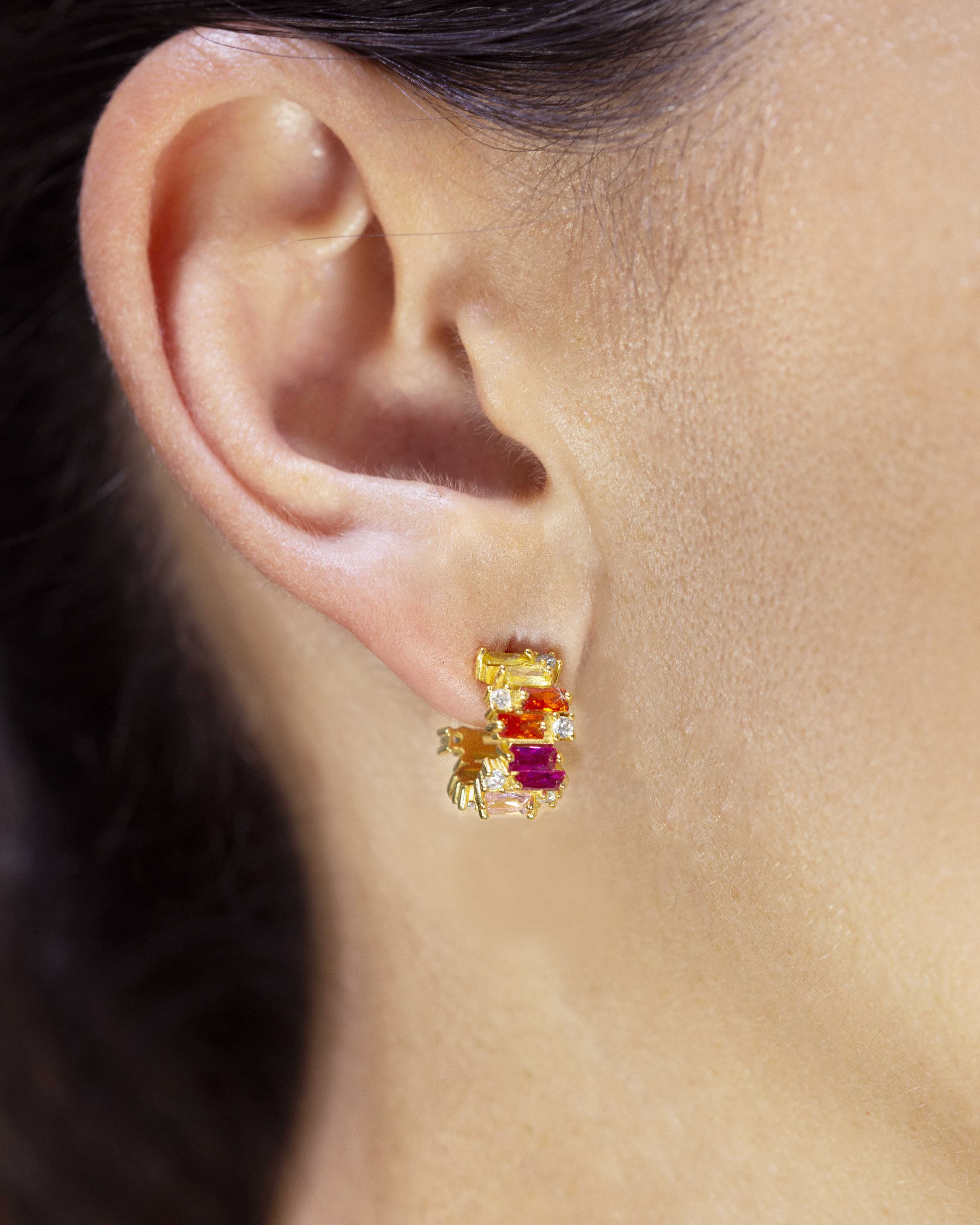 Pendientes Aura multicolor