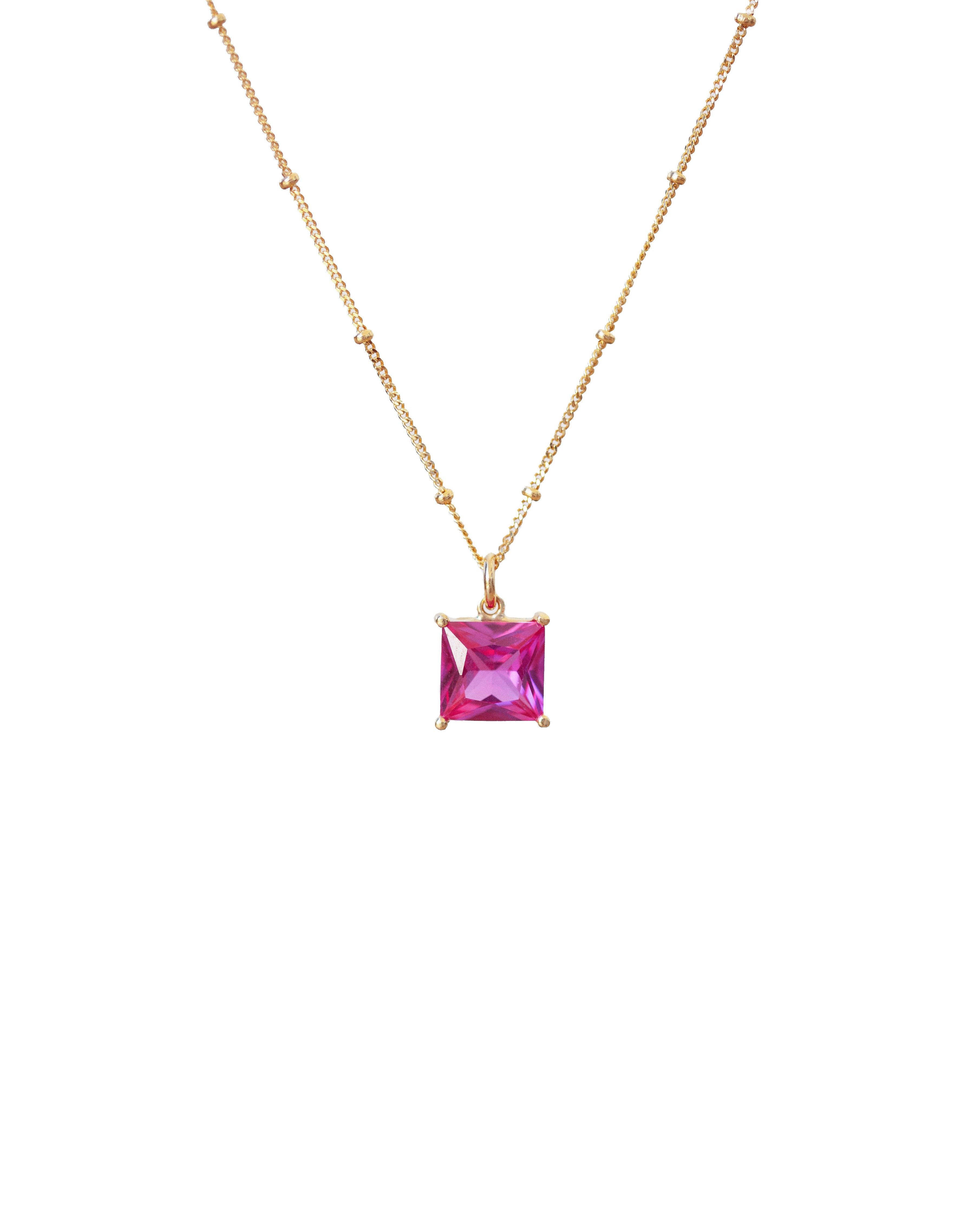 Collar Es vedrà rosa