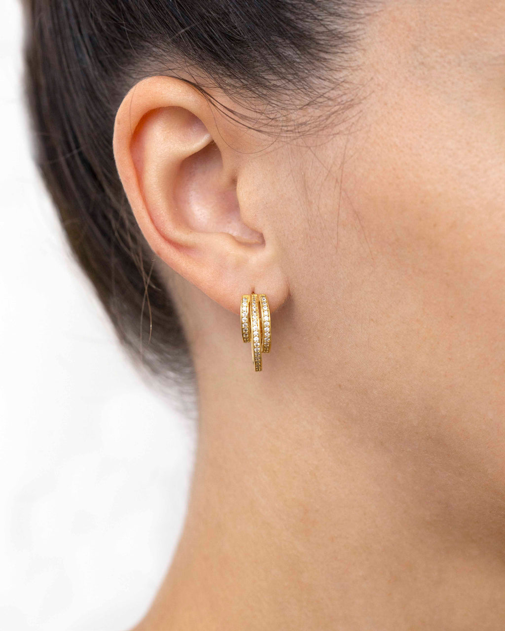 Pendientes Nereida blanco