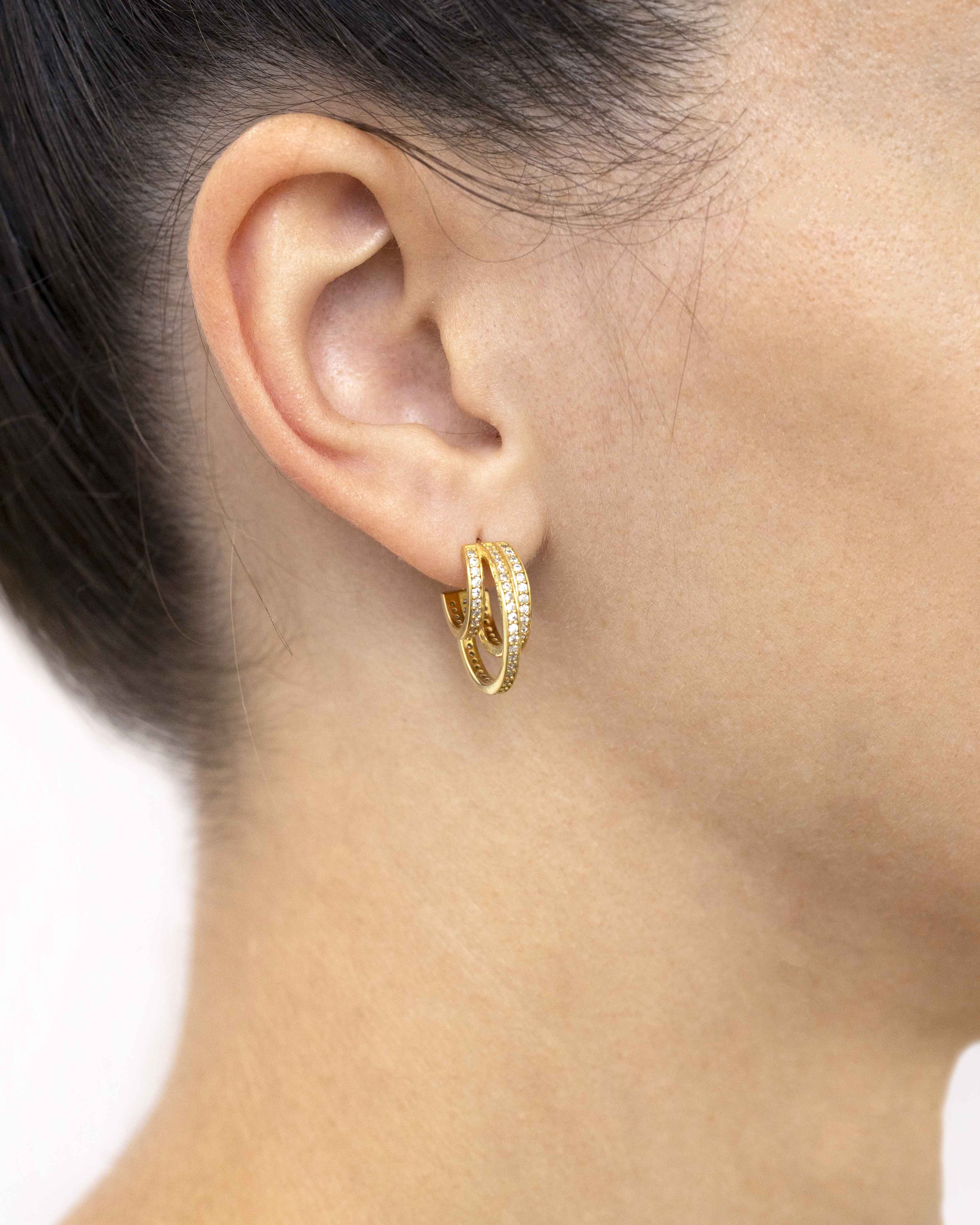 Pendientes Nereida blanco