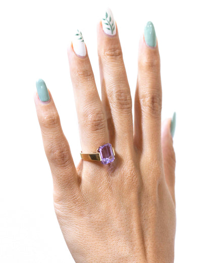 Cala d'hort amethyst ring