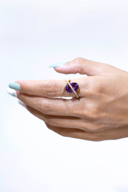 Benirrás amethyst ring