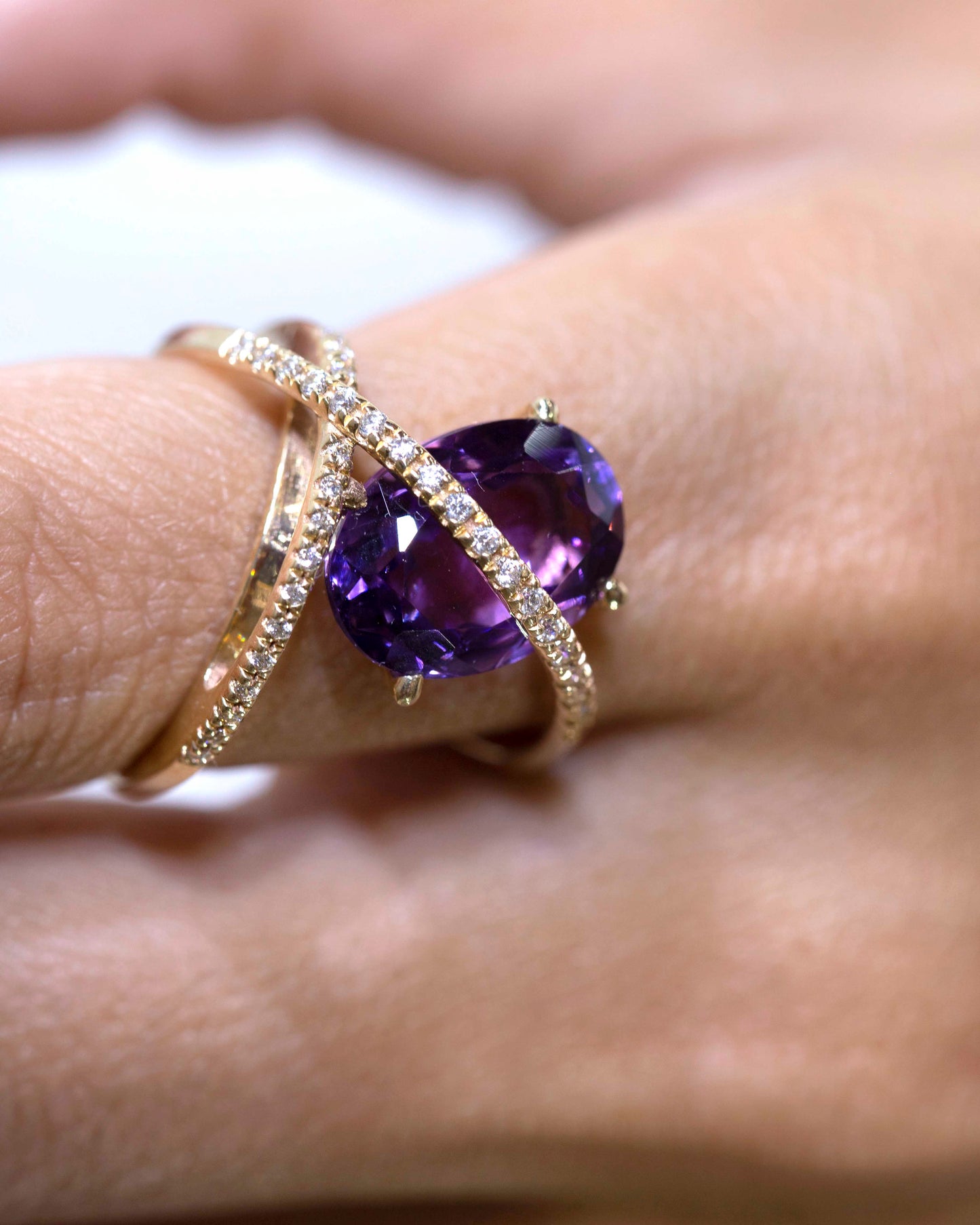 Benirrás amethyst ring