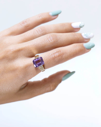 Cala d'hort amethyst ring