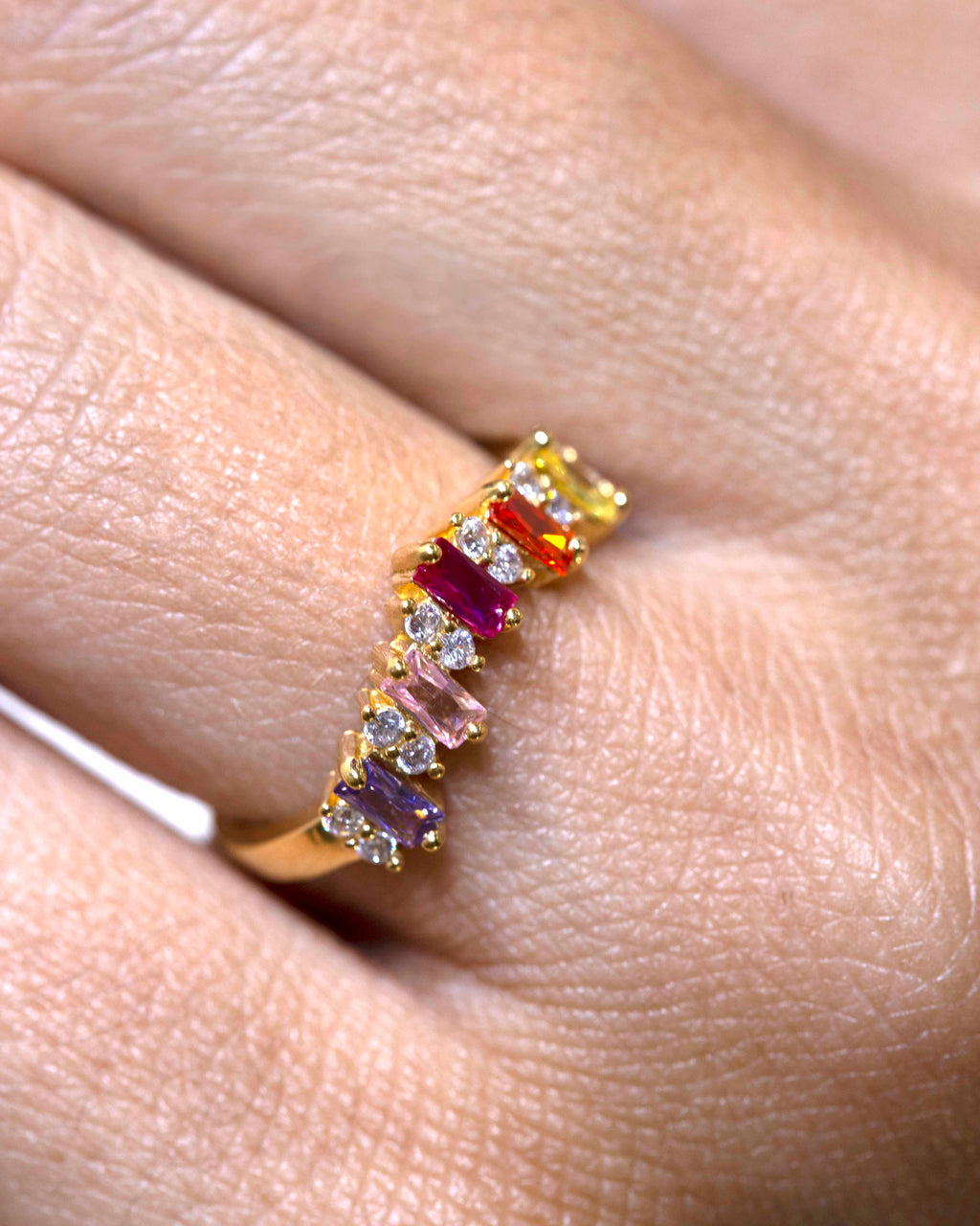 Anillo Nereida multicolor