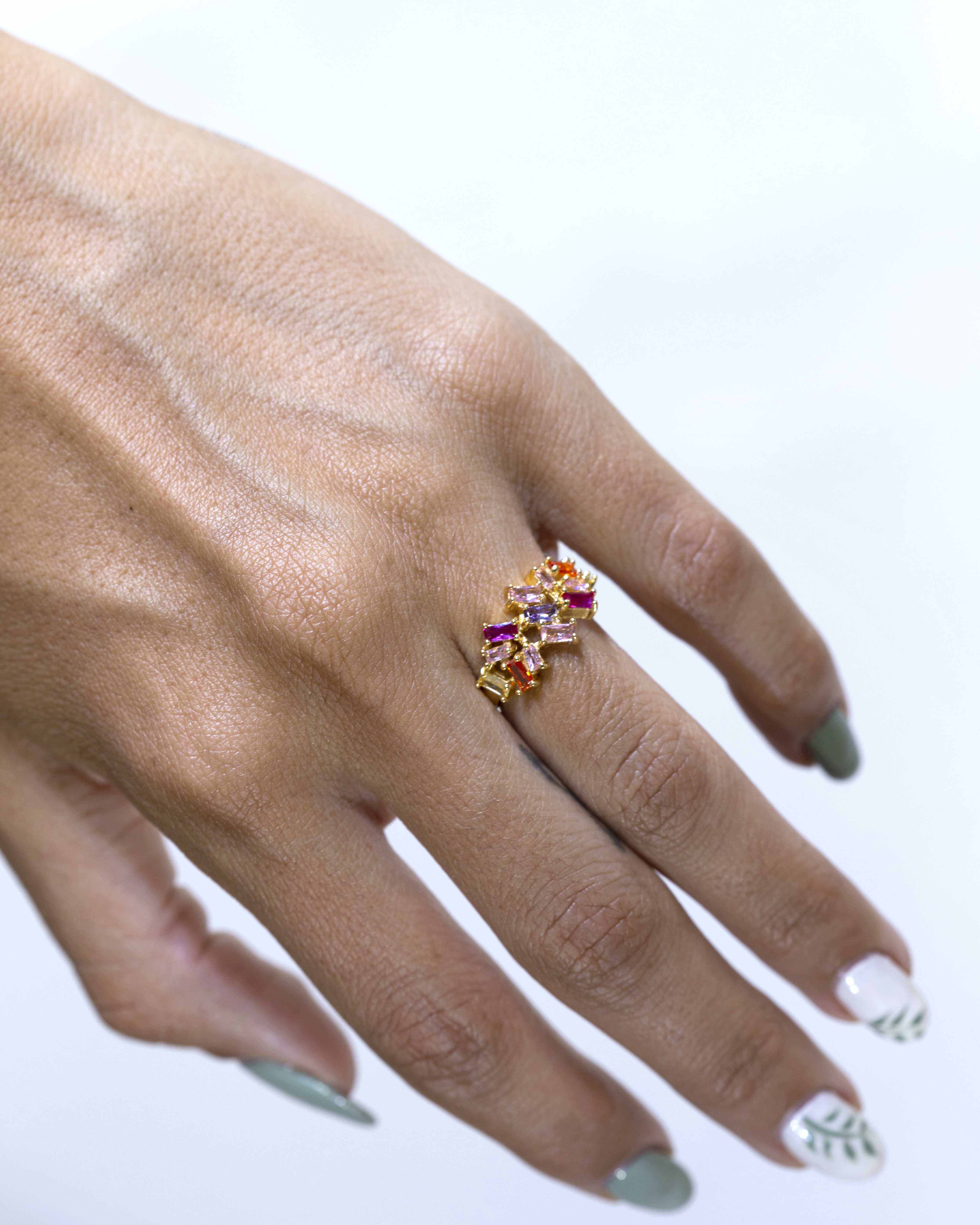 Anillo Aura multicolor