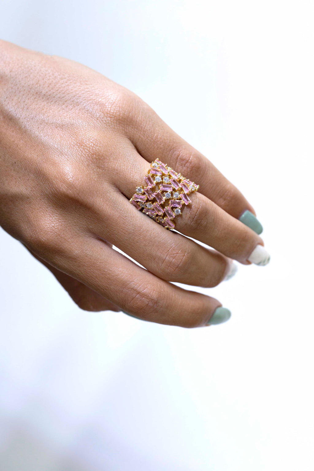 Anillo Tanit rosa
