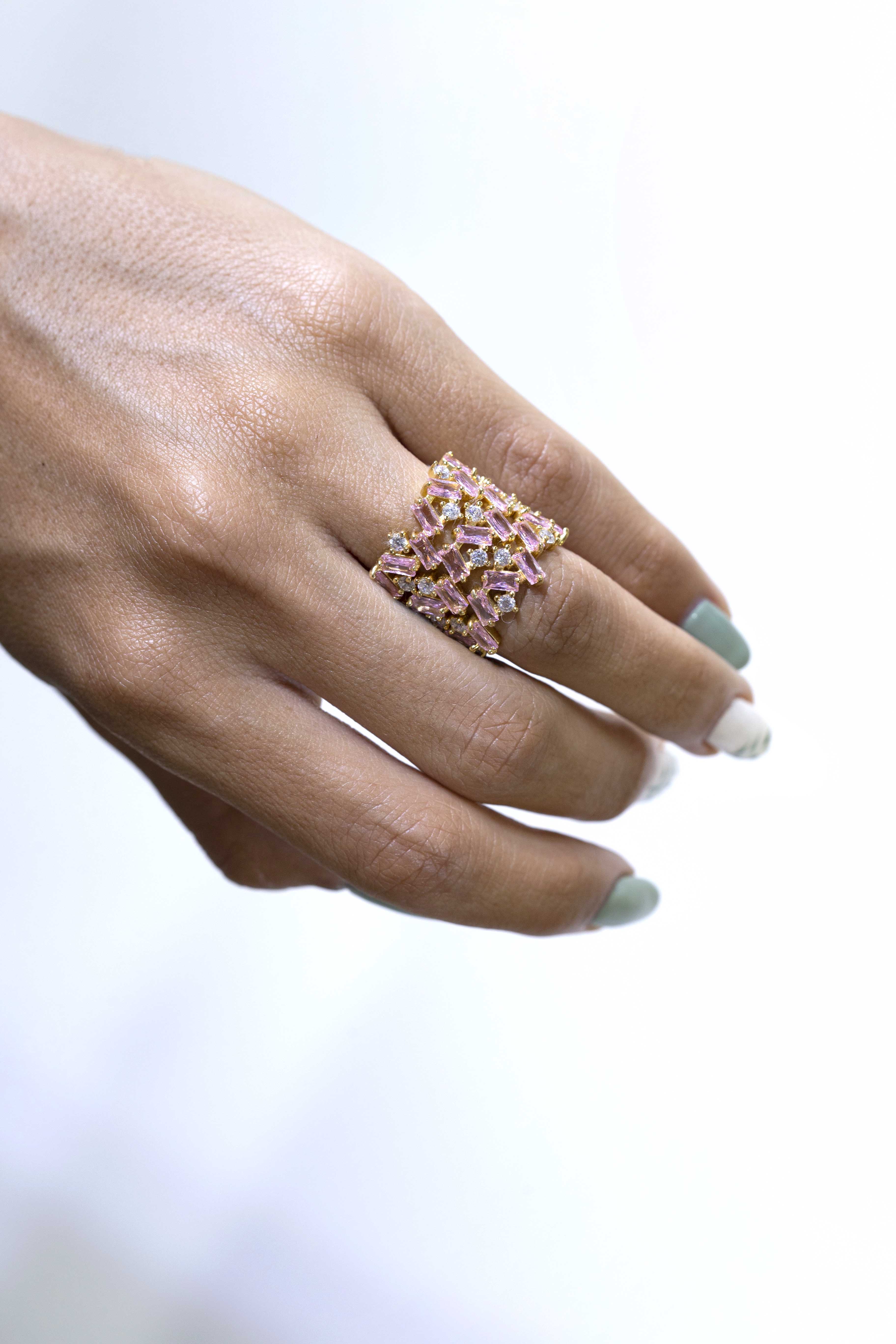 Anillo Tanit rosa