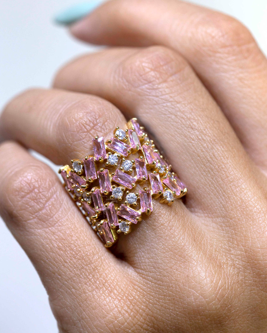Anillo Tanit rosa