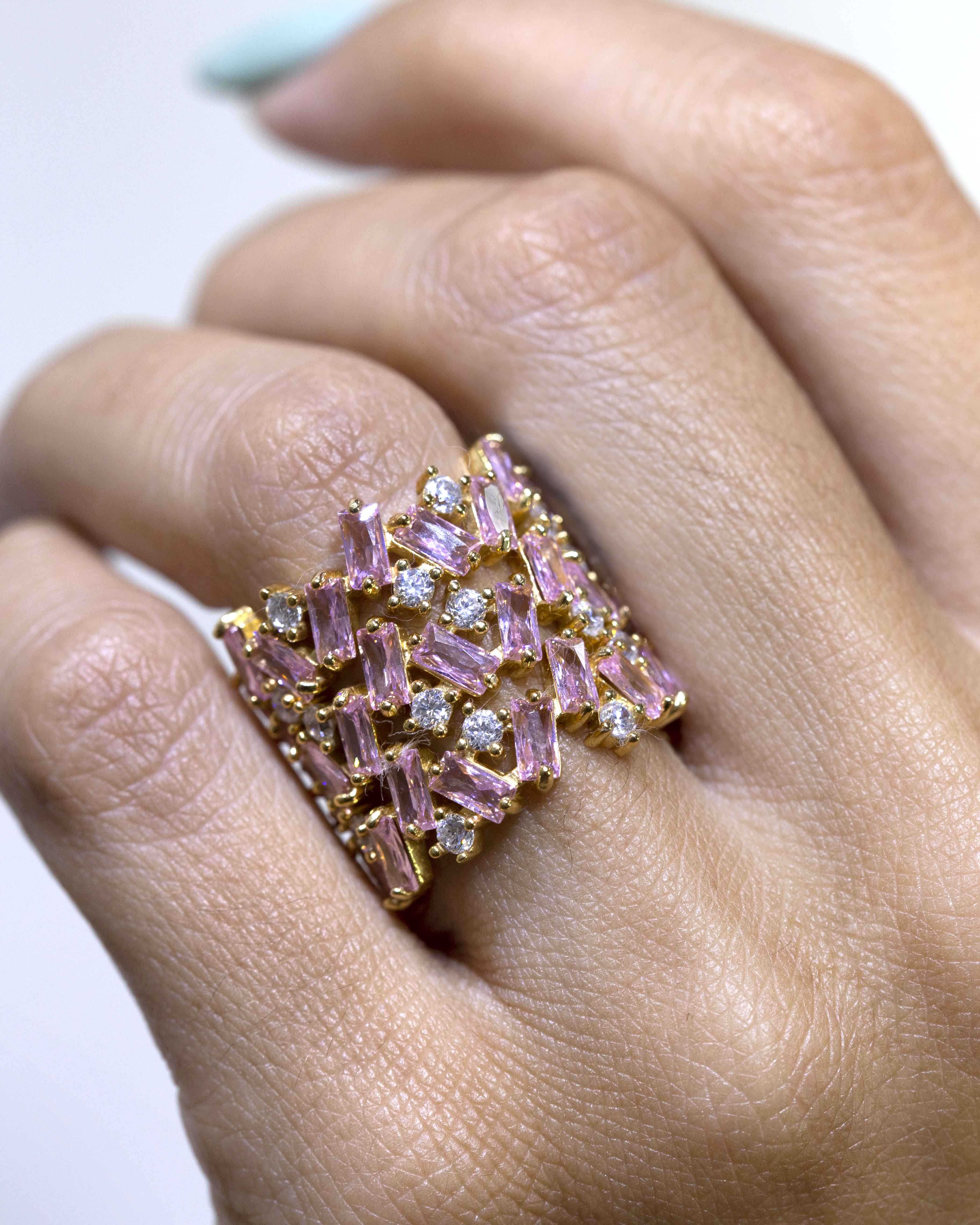 Anillo Tanit rosa