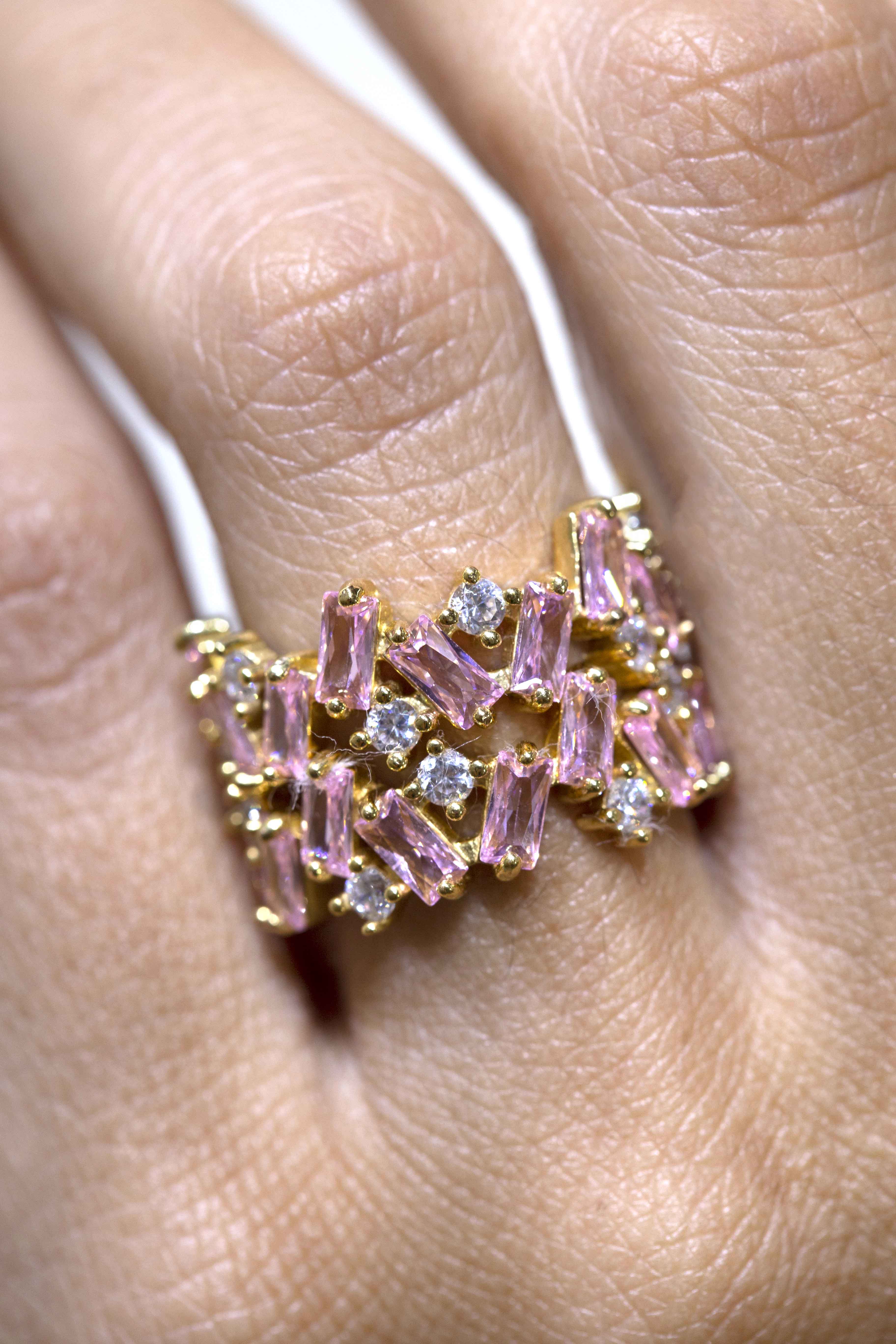 Anillo Tanit rosa