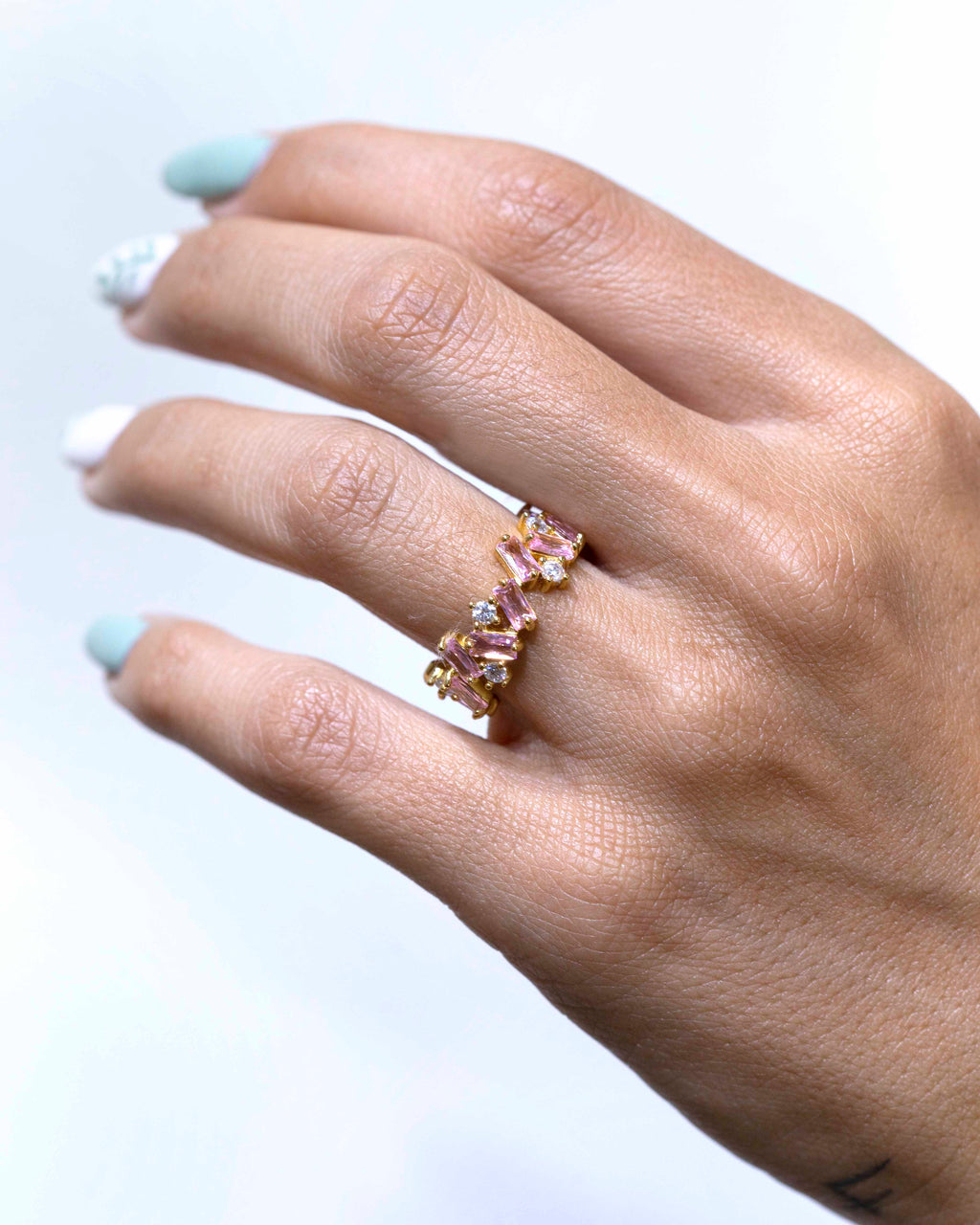 Anillo Tanit rosa