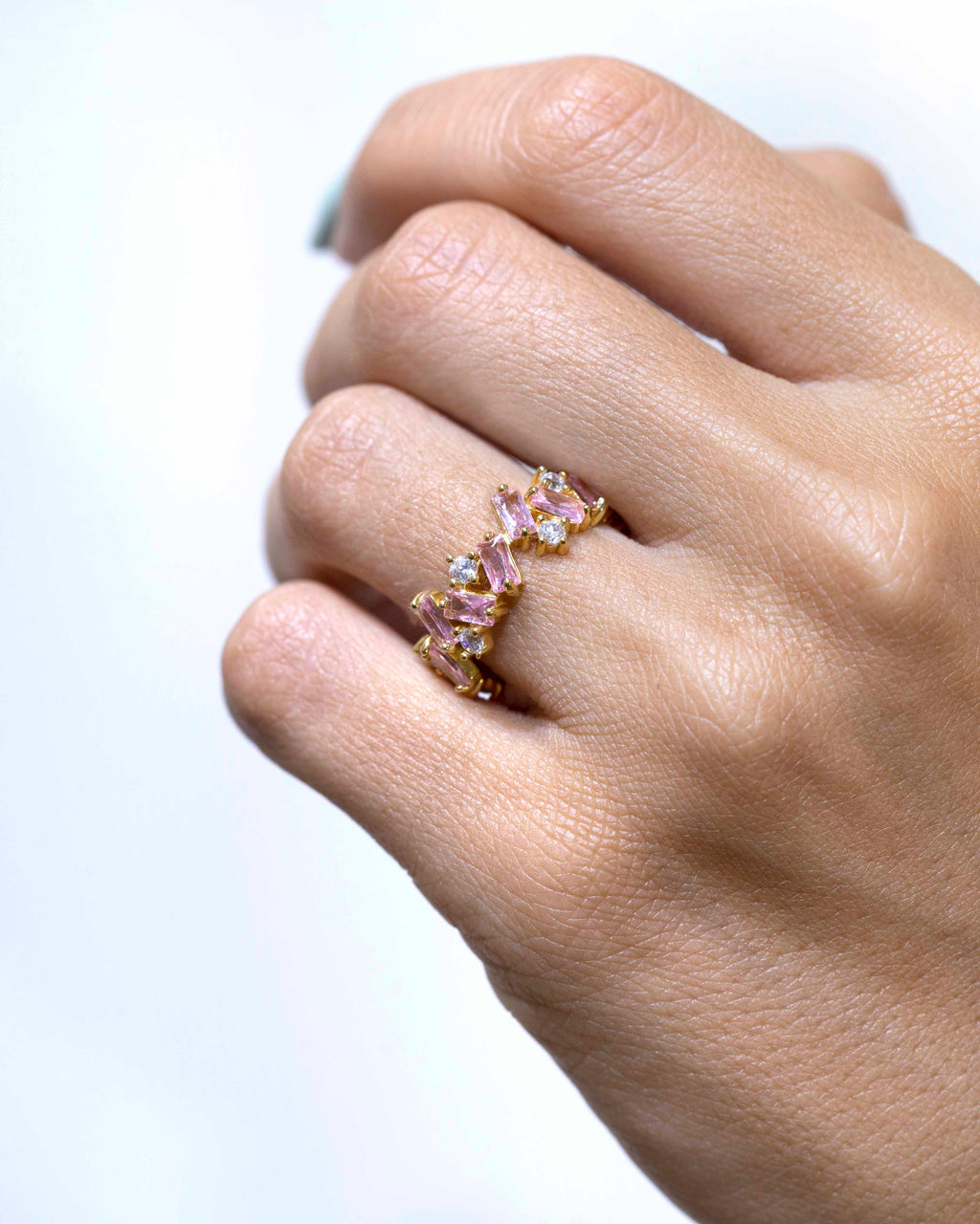 Anillo Tanit rosa