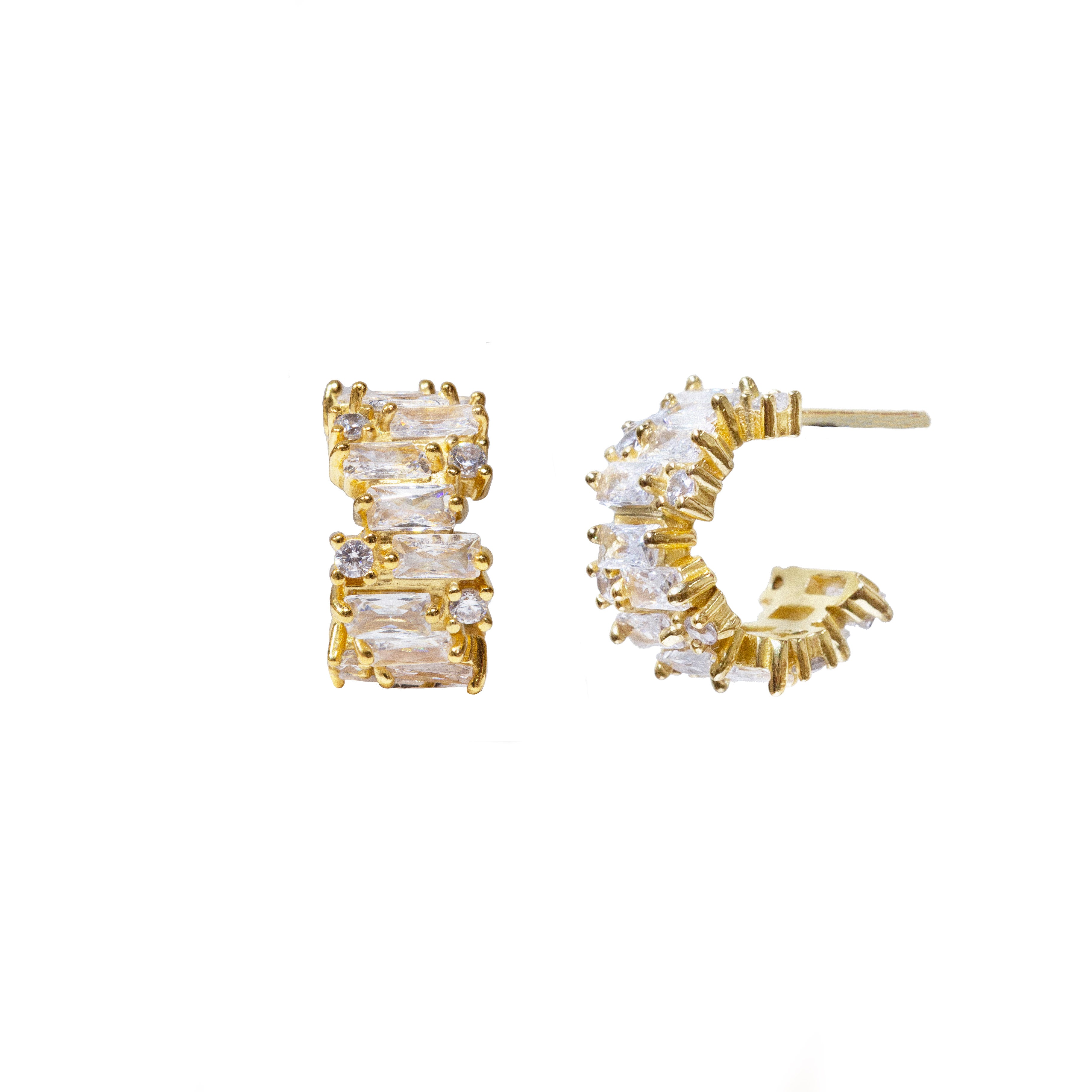 Pendientes Aura blanco