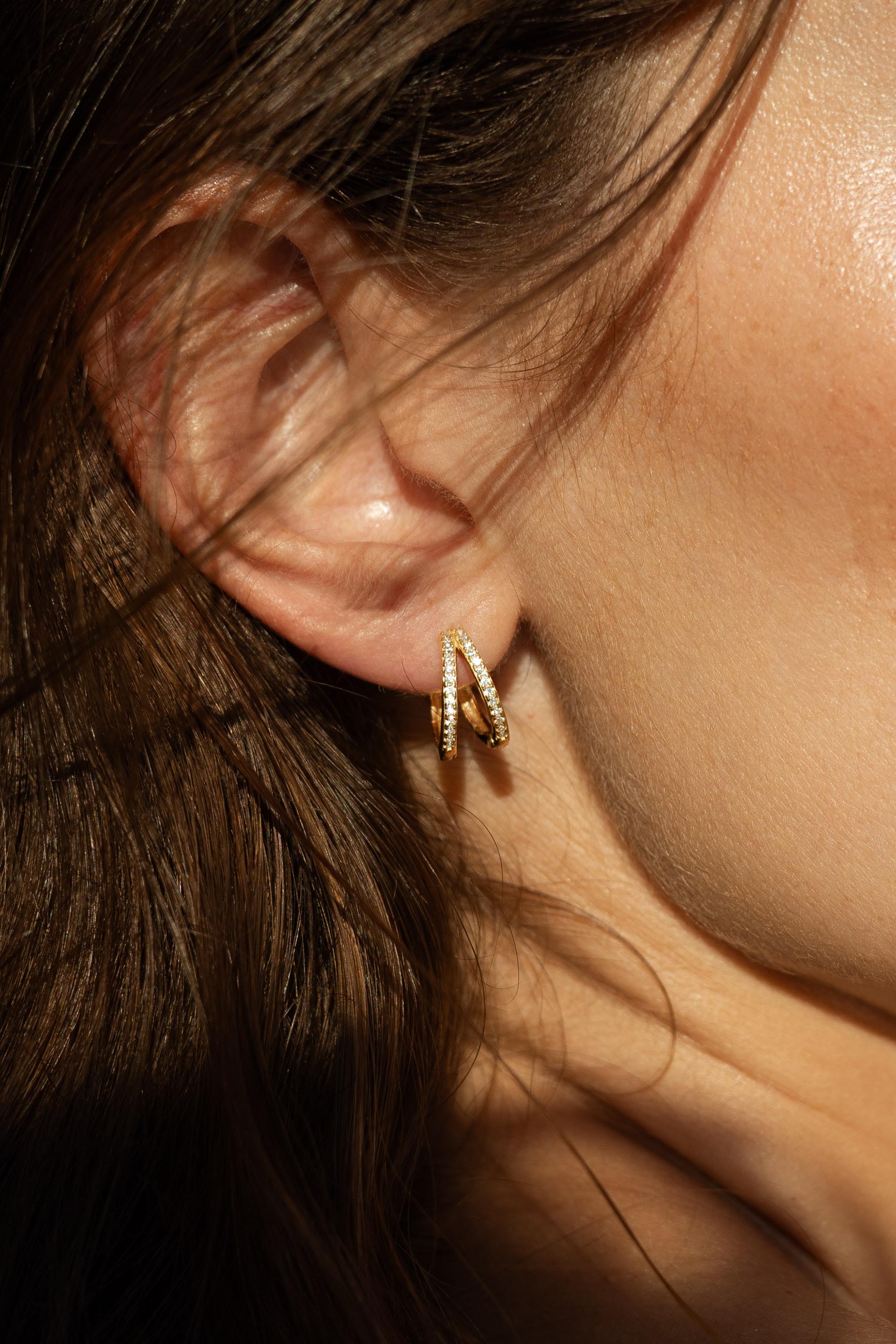 PENDIENTES NEREIDA TINY BLANCO