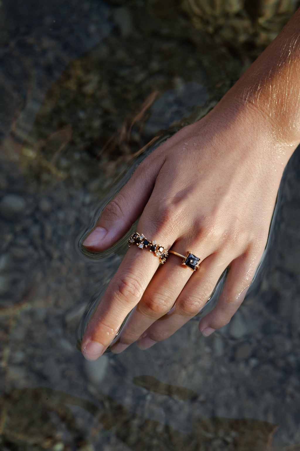 Anillo Es Vedrà negro