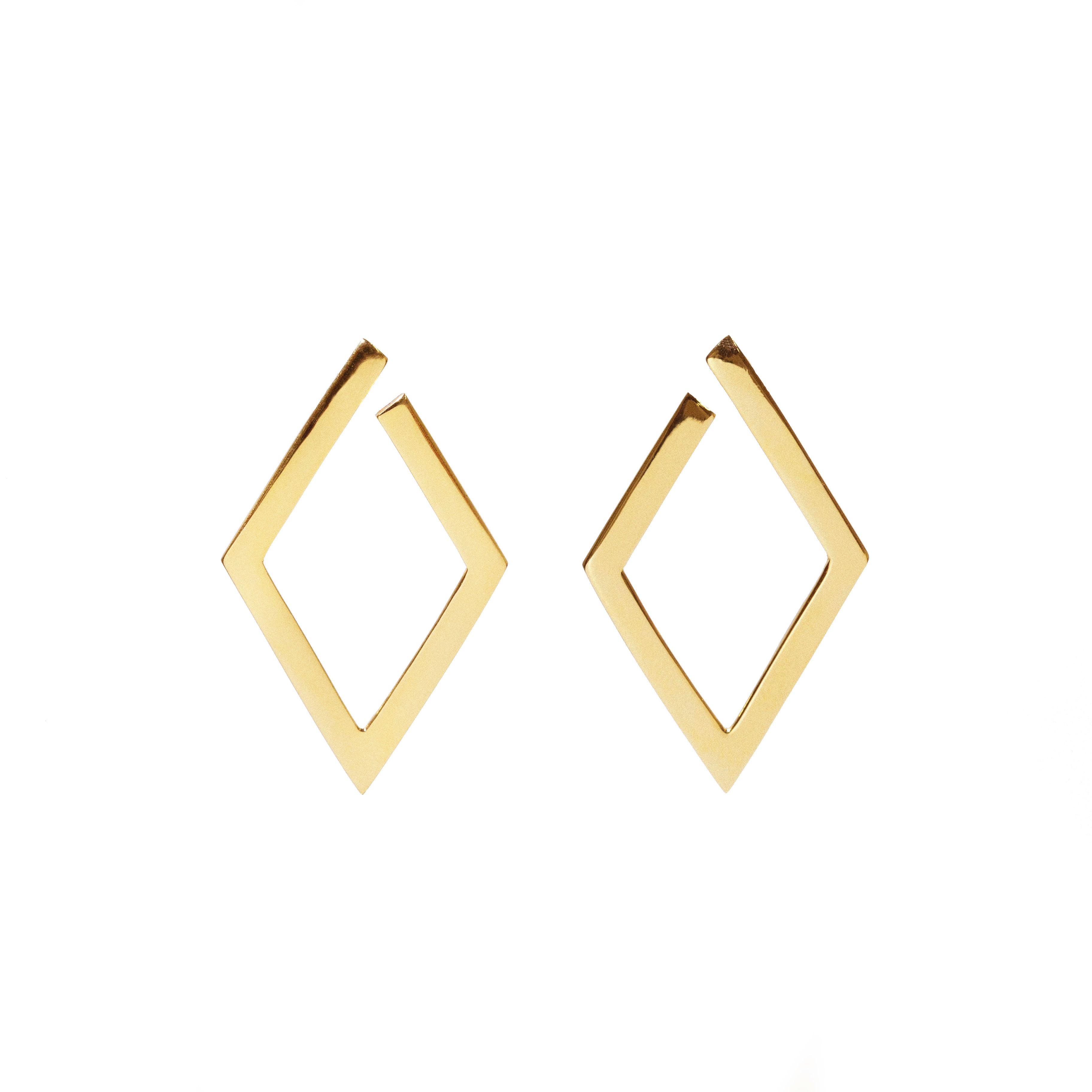 Pendientes Gaia brillo