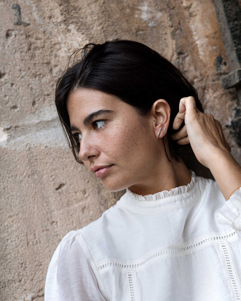 Pendientes Savina doble